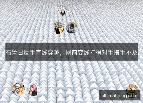 布鲁日反手直线穿越，网前变线打得对手措手不及